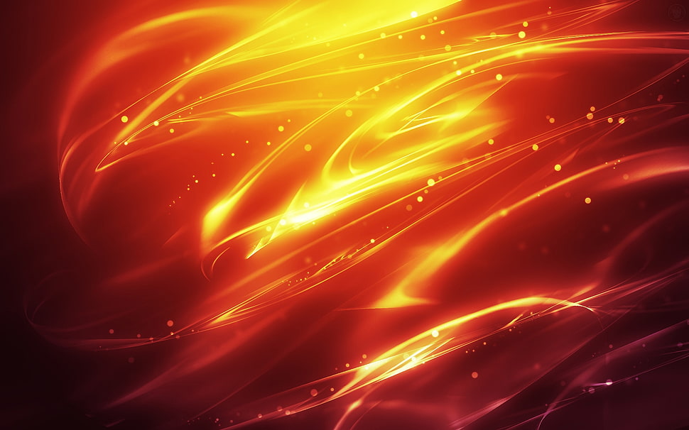 orange and red fire digital wallpaper HD wallpaper